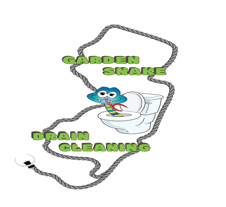 Garden Snake Drain Cleaning Logo